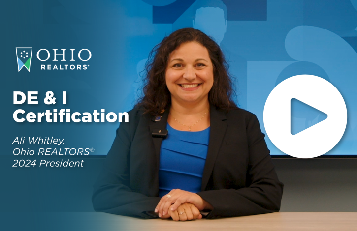 Ohio REALTORS Insider: DE&I Certification Update with President Ali Whitley