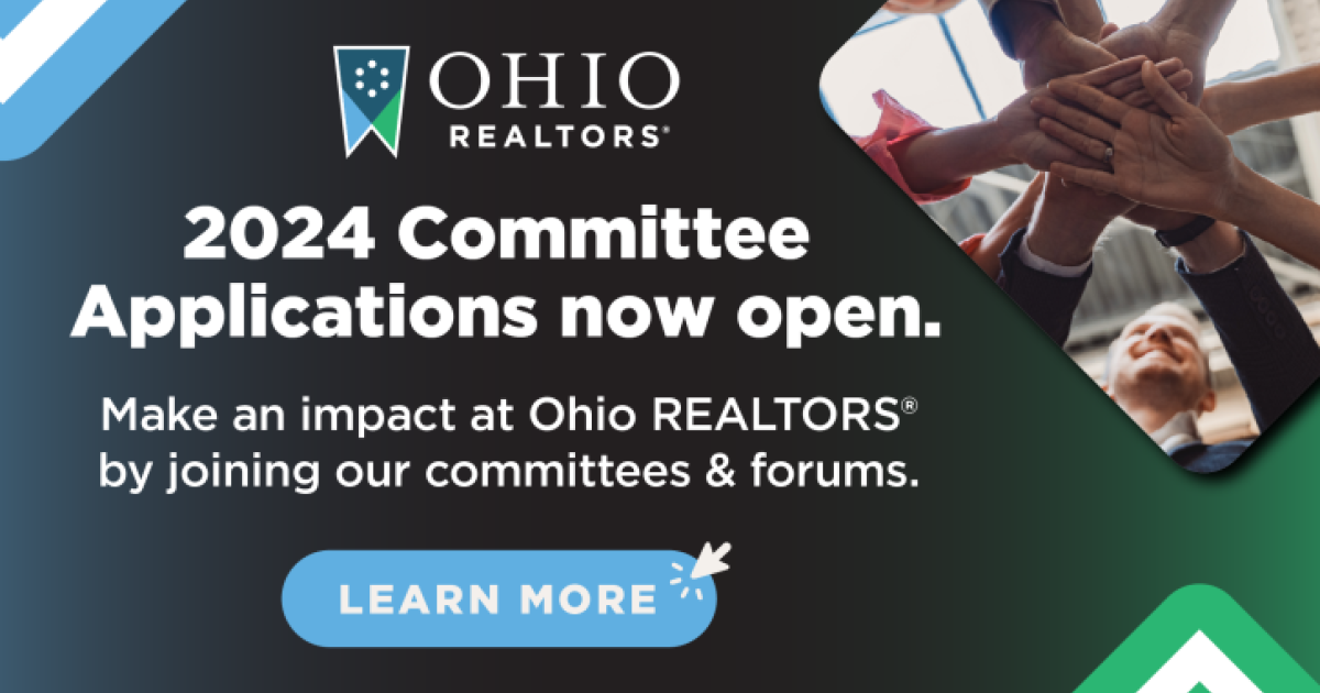 2024 Ohio REALTORS Committee Applications Are Now Open   Committee Sign Up 2024 V3 1200x630 